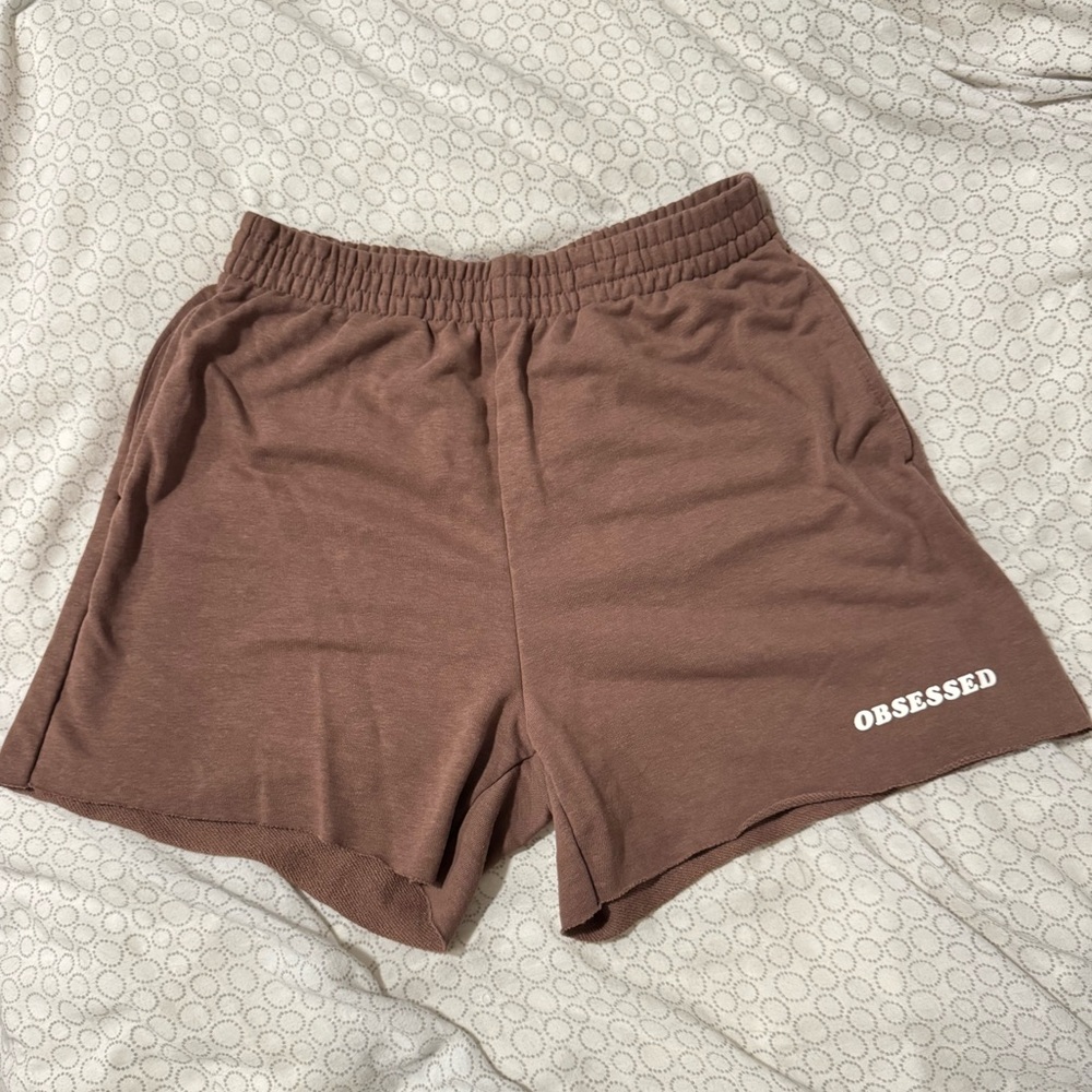 Brown divided shorts